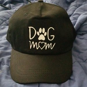 Dog Mom Black Baseball Cap